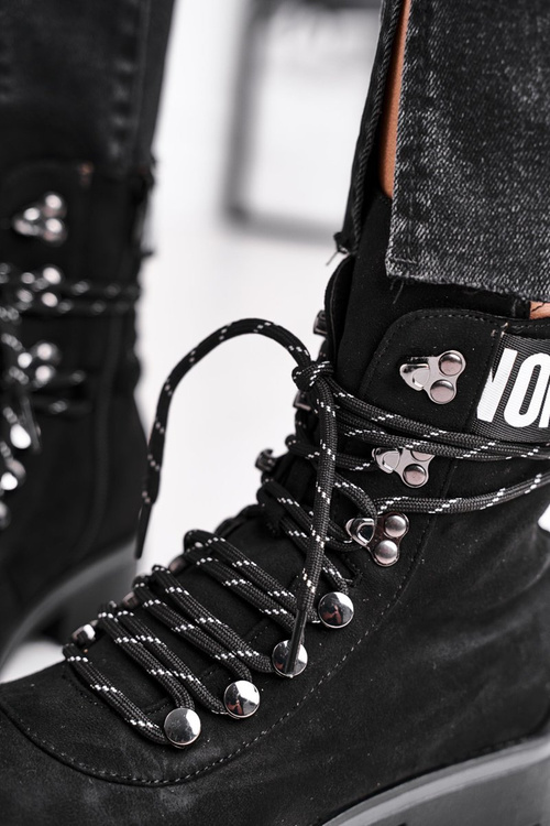 Dámske ploché podpätky Dámske päty čierne Popsi