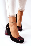 Dámske čerpadlá Maciejka Suede Black 3356A-20