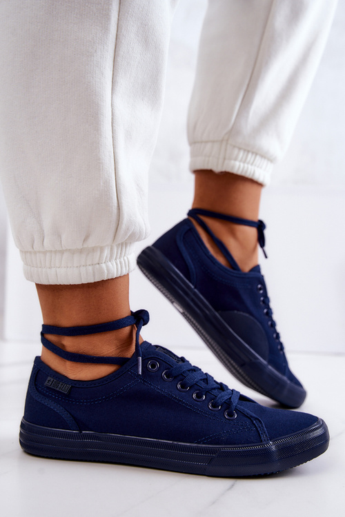 Nízka dámska veľká hviezda JJ274067 Navy Blue