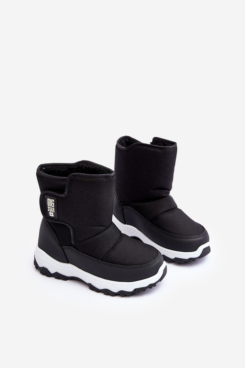 Dětské Ošetřené Sněhule Na Zip Černé Big Star MM374119