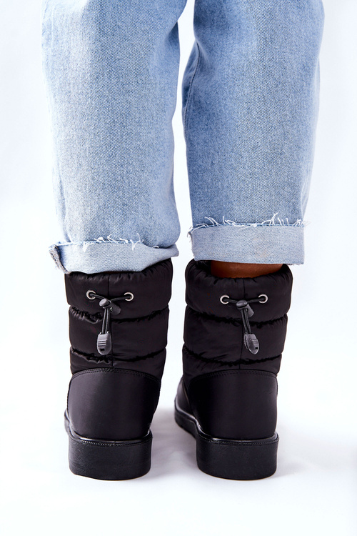 Vysoký sklz -v snehových topánkach Čierna kathy