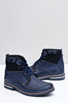 Pánske topánky Navy modré vysoké topánky rebrand
