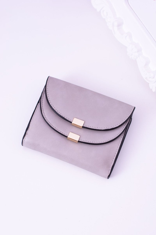 Malá dámská šedá peněženka peněženkou