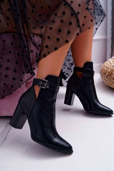 Dámské Kotníkové Boty černé Getren