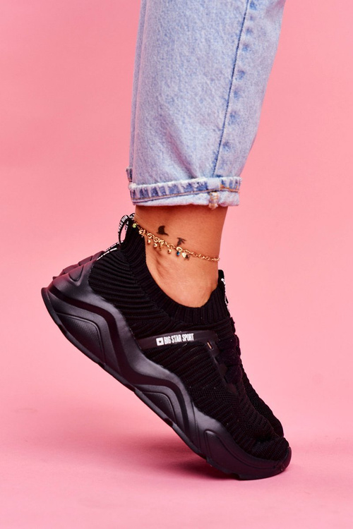 Dámske športové topánky Big Star Black FF274955