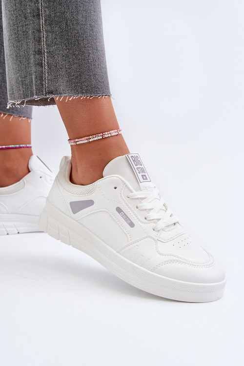 Dámské Sportovní Boty Sneakersy Big Star MM274354 Bílé