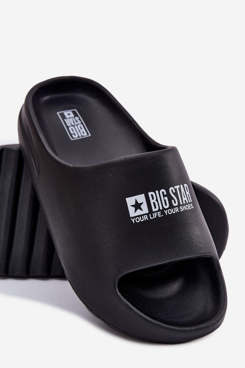 Pěnové Pantofle Pánské S Logem Big Star RR174A012 Černé