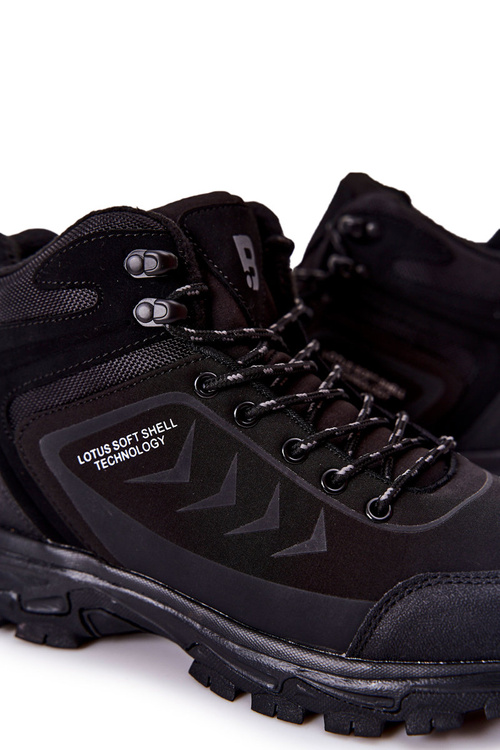 Polstrovaná Pánská Vázaná Sportovní Obuv Černé Belfort