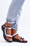 Dámske športové sandále Lee Cooper LCW-23-34-1688L Pink-Blue