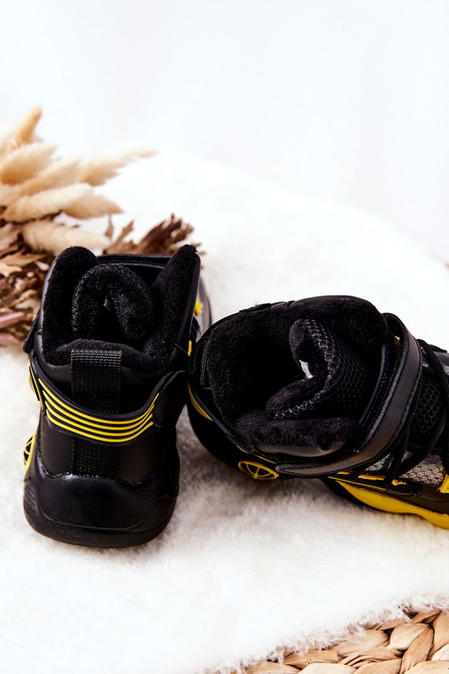 Detské izolované topánky Snow topánky Black Herry