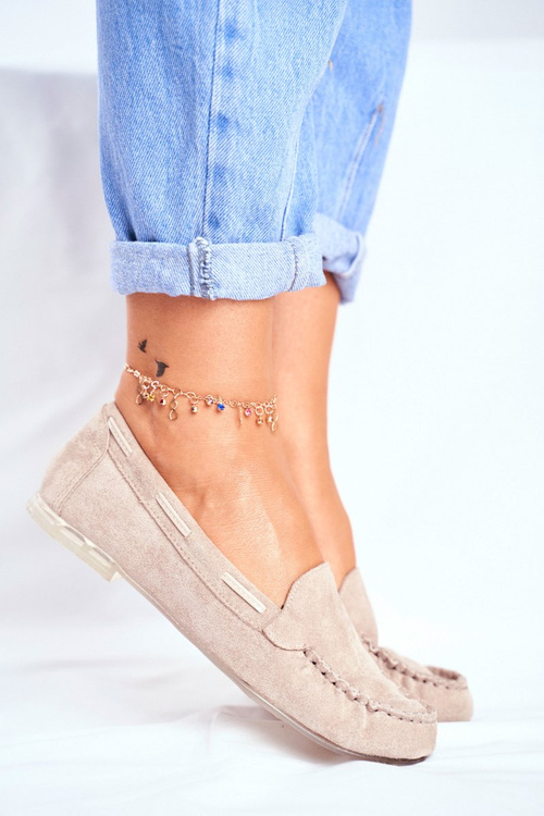 Dámske mokasáre Sergio Leone Beige Mk722