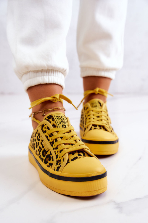 Dámské tenisky Panther BIG STAR JJ274616 žluté