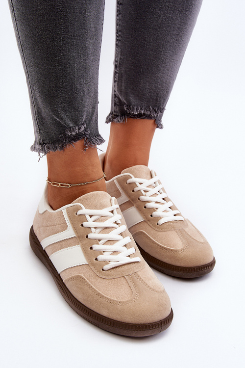 Dámske nízke tenisky Športová obuv Beige Eudiopis