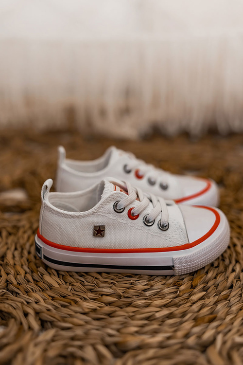 Dětské Klasické Tenisky Nízké BIG STAR HH374089 Bile