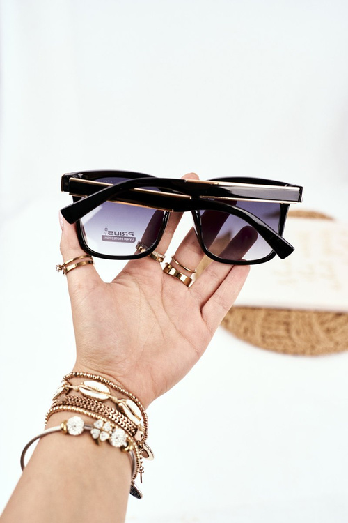 Golden Prius PR-V43 Slnečné okuliare čierny zelený gradient