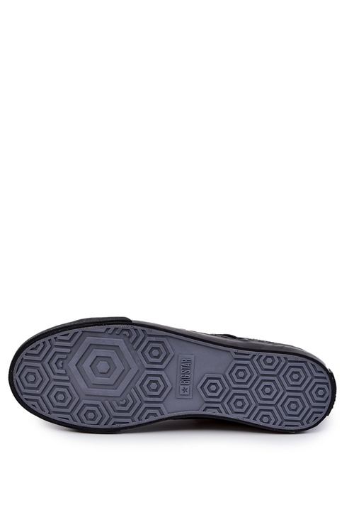 Kožené pánské tenisky Big Star JJ174108 Černá