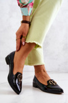 Dámské lakované mokasíny Lordsy Nicole 2712/035 Black