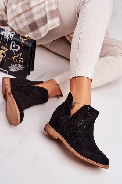 Čierne topánky Openwork Anchor Openwork