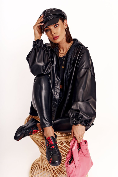 Dámske kožené tenisky Big Star EE274303 čierna