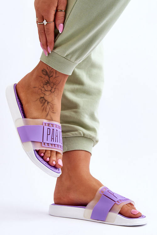 Dámske východy slnka fialové papuče