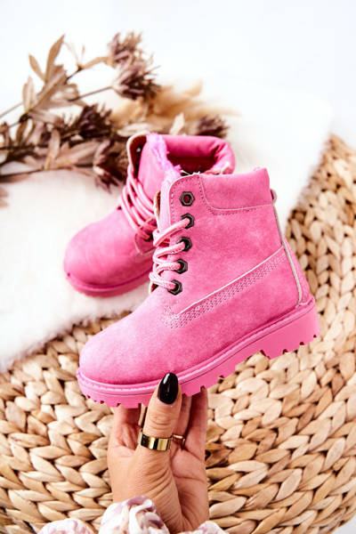 Dětské Boty Traper Růžové Milos