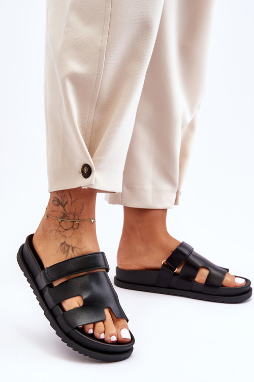 Dámské klasické sandály černé Molie