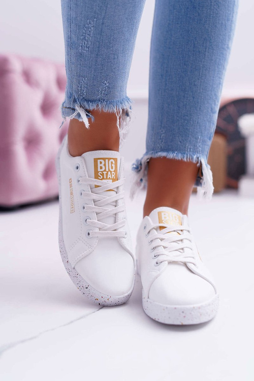 Dámské Tenisky Big Star s Červená Hvězda Bílé AA274A007