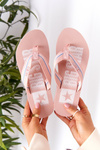 Ženské flip -flops veľká hviezda HH274A060 ružová