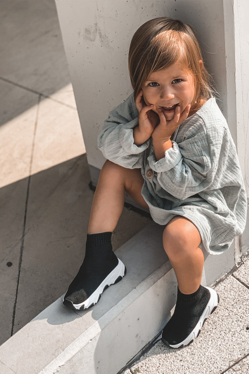 Black Callobe Detské mládežnícke športové topánky