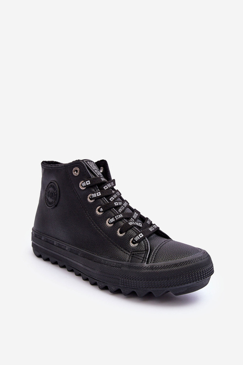 Dámské Tenisky Big Star Vysoké Zateplené Černé EE274110