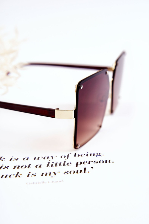 Dámske ombre v180004 hnedé slnečné okuliare