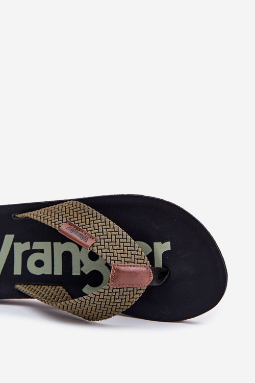 Pánské žabky WRANGLER ZANE FLIPFLOP MEN LOW 20251044.20251044.57B Zelené