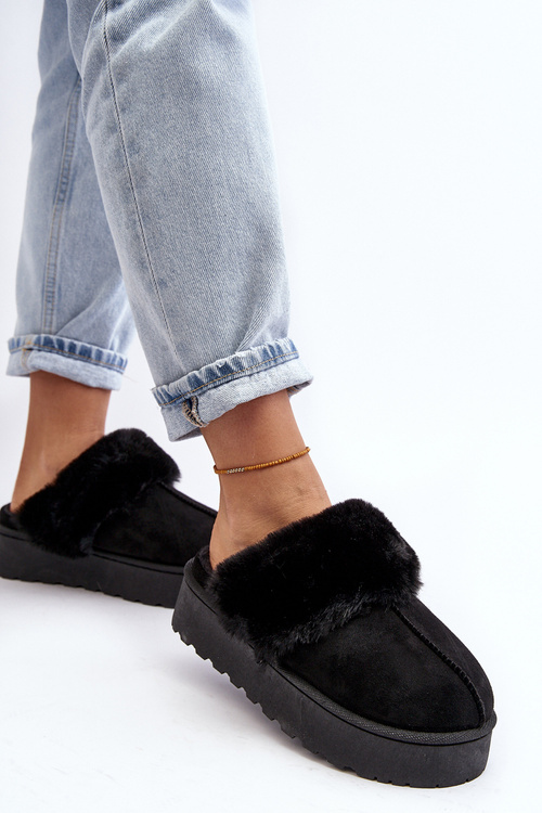 Dámske snehové topánky na platforme Čierny Phiniopus