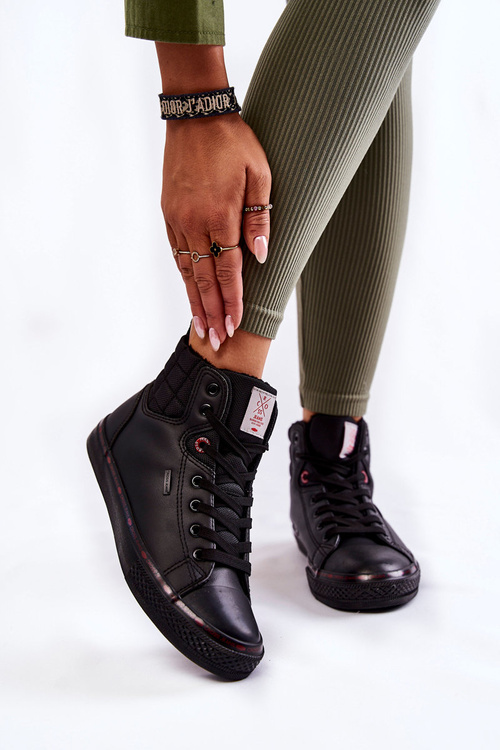 Dámské vysoké tenisky Cross Jeans KK2R4058C Černe