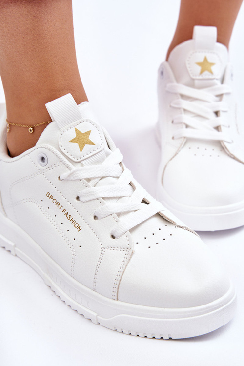 Dámská šněrovací sportovní obuv Bílá Mikaela