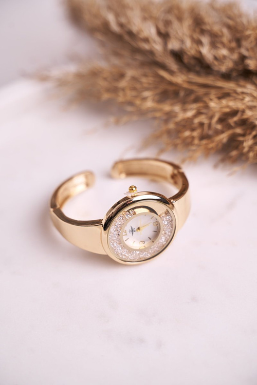 Dámske hodinky Michael John Gold White Turana