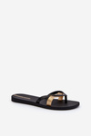 Pohodlné flip -flops Big Star LL274800 Black