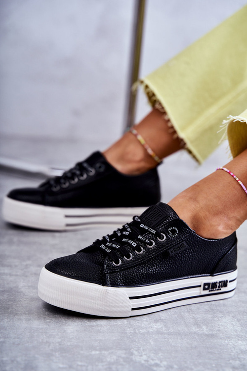 Nízké dámské tenisky Big Star KK274015 Černá