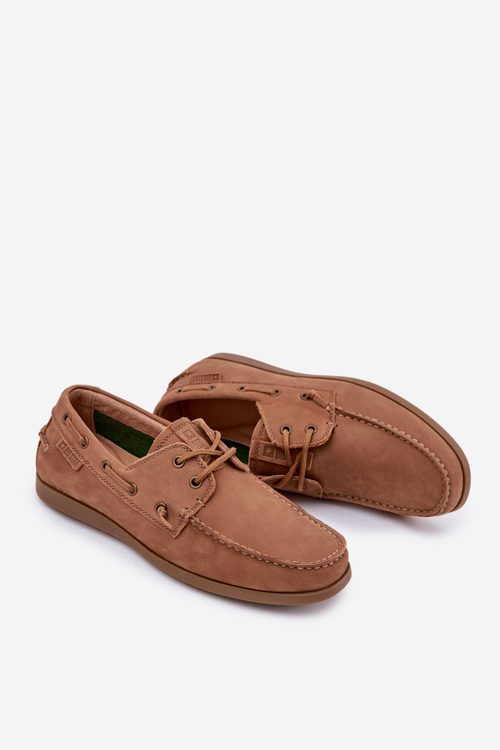 Pánské Kožené Mokasíny Big Star RR174162 Camel