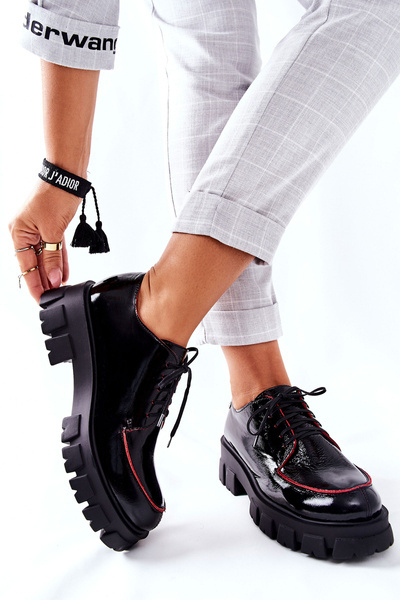 Dámské Kůže Polobotky Maciejka Černé 5074A-01