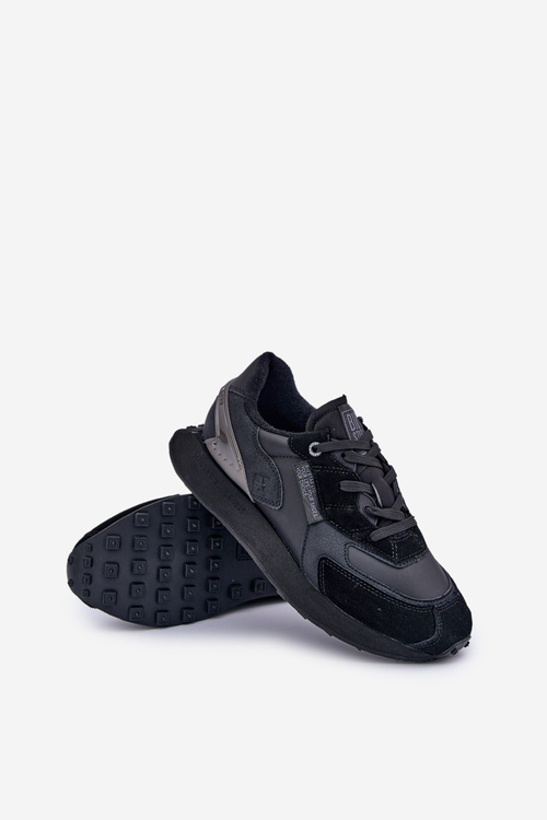 Kožené Pánske Tenisky Big Star OO174297 Hi-Poly System Čierne