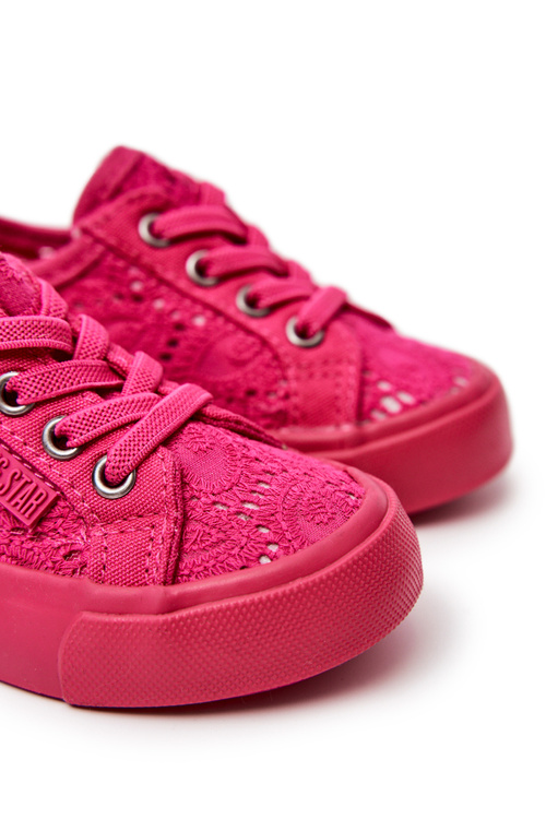 Veľká hviezda JJ374131 Openwork Sneakers Pink