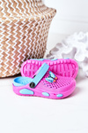 Dětské Pěnové Nazouváky Crocs Fuchsie Olivia