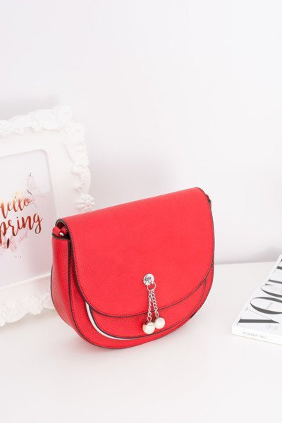 Červená stylová kabelka