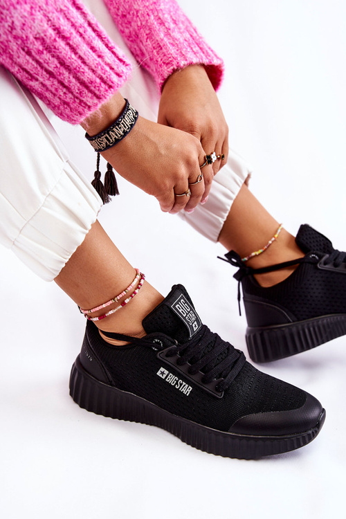 Dámske tenisky veľká hviezda KK274063 čierna