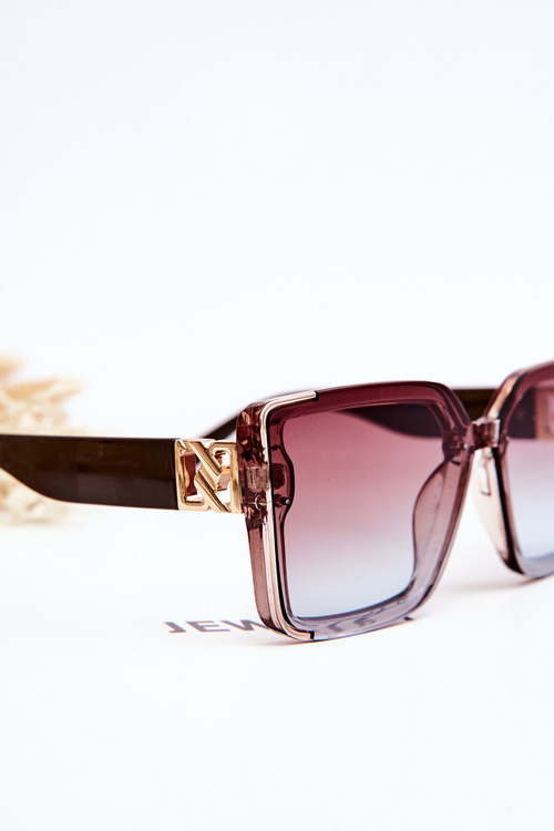 Trendy sluneční brýle Prius V219 Hnědé