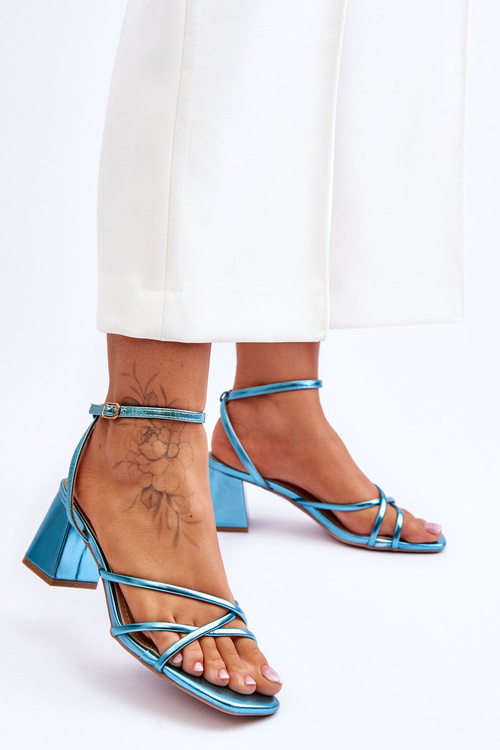 Módne podpätky modrá felisa