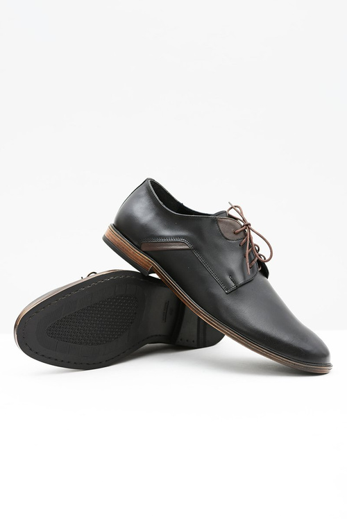 Pánske topánky Bednarek elegantné kožené čierne Edgardo
