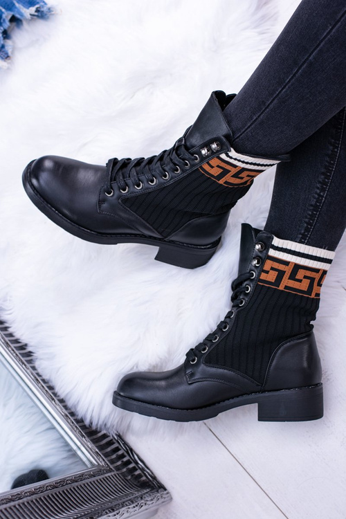 Dámské kotníkové boty černé Herse