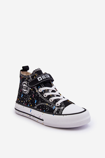 Dětské Vzorované Tenisky Big Star LL374050 Černé